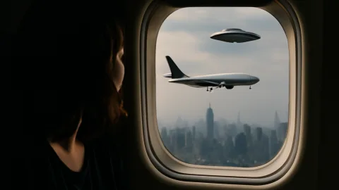 ニューヨーク上空でUFO、旅客機にも進路譲らず？