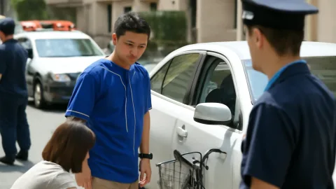 嶋コーチの運転ミス、駐車場探しで痛い一撃