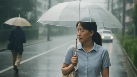 台風15号が西へ、警戒レベル上がるたび傘どこやった？