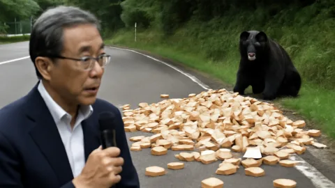 食パン不法投棄、クマ出動の偽画像に県知事ブチギレ案件