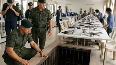 タイ軍、カンボジア国境の詐欺拠点を公開　監禁や臓器売買の疑い