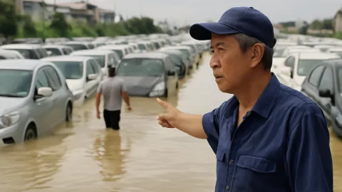 千葉豪雨から1か月、車両1万5000台被害　内水氾濫対策が課題