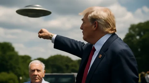 UFO情報、隠しすぎて今度はトランプが救出作戦て…どこ向かってるの？