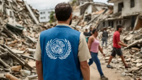国連の地震支援、現場の混乱が邪魔してるらしい