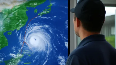 台風7号、沖縄接近に備え慎重な対応求む