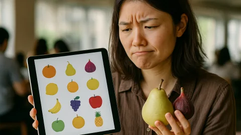10種類のフルーツで運勢決まる週、梨と無花果で迷う奴www