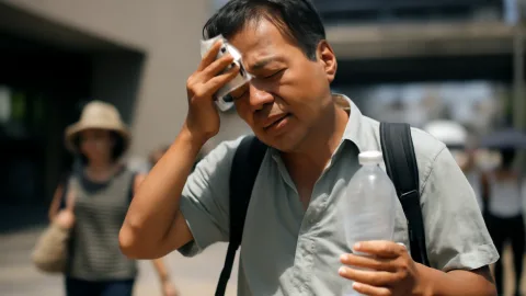 西日本の最高気温40℃、人もエアコンも限界チャレンジ中
