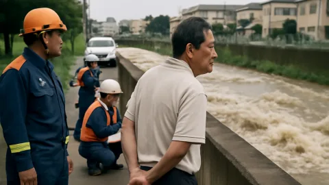 防災手帳の注意喚起、川見に行く人類の習性だけ進化しない