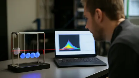 量子版ニュートンのゆりかご、今度はパソコンの速さで遊ぶの？