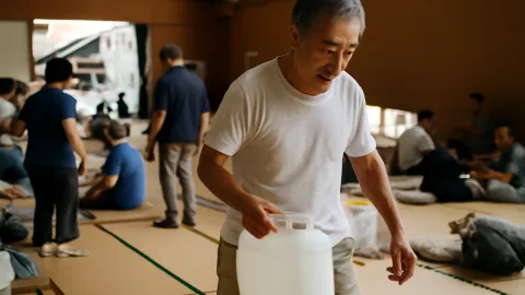 熊本地震で3205人が避難所生活、断水2万6450戸続く