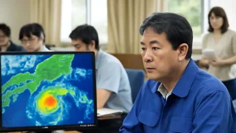 台風25号 静岡・伊豆諸島で線状降水帯の警戒続く