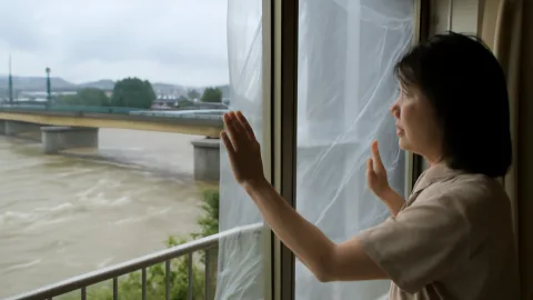 台風25号で東海～東北大雨警戒、離れてても窓割れるかも
