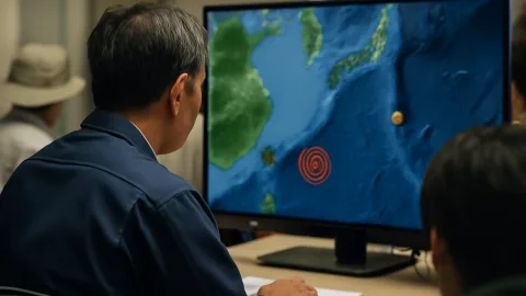 沖縄近海で震度5強、一連の地震動向に注目集まる