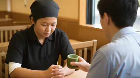 資さんうどん謝罪、勤務中の“お茶乾杯”で炎上とか草