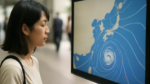台風25号の気圧低下、三連休の体調まで持ち込むか