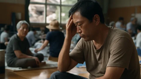 避難生活の体調管理、35度の暑さにも注意