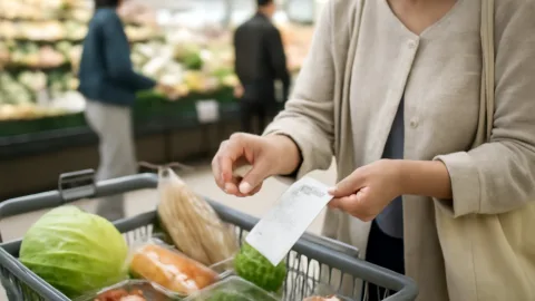 食料品消費税1%きたけど、1円単位で家計が沸騰中