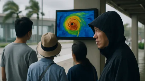 台風7号が沖縄に最接近、暴風警戒も週末の予定に困惑の声