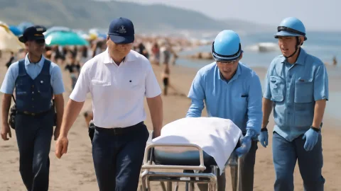新潟の親子3人救助、2人死亡で夏の海が一転