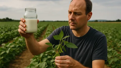 畑で牛乳？いや、植物がカゼイン作っちゃった件