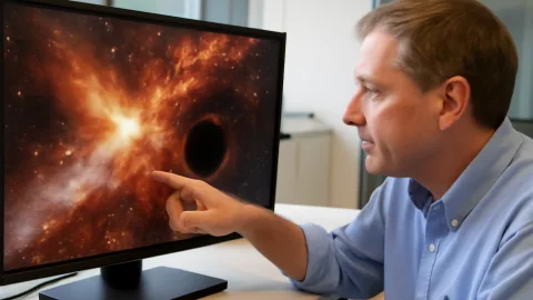ブラックホールの近くに水…宇宙の常識ガバガバすぎだろ