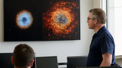 ウェッブ宇宙望遠鏡の新画像、ハッブルの面目どこいった