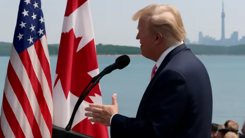 カナダ国境の湖を“アメリカのもの”に？トランプの地名マウント劇場開演