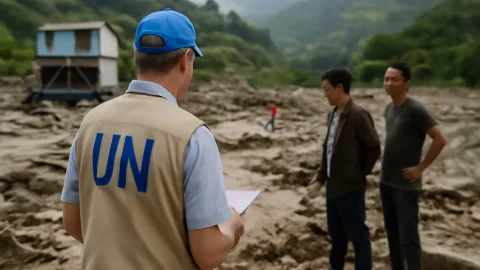 国連現地支援、村ごと流されて再建の話どこ行った