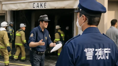 岐阜のケーキ店で火災　3人搬送、連絡取れない人も