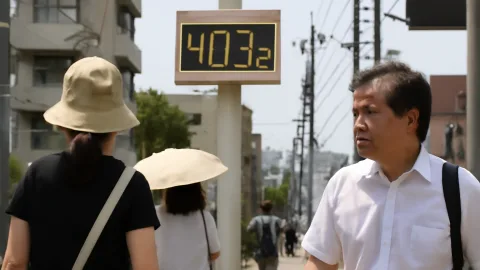 熊本市の酷暑日、40.3℃って体温超えてるやん