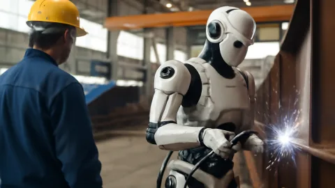 新人ロボットに造船所の溶接やらせるとか、最初から地獄やん