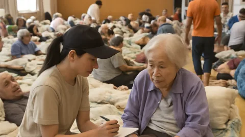 高齢者施設すし詰め、ボランティアの動き追いつかず