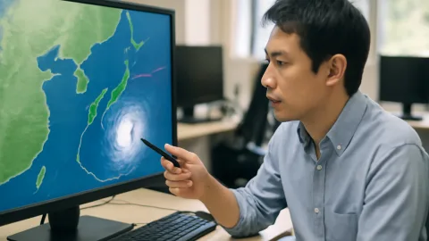 台風15号、本州横断ルート逆走か 天気予報士も困惑中