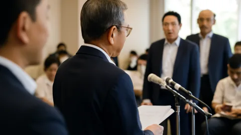 福岡県議長に辞職勧告案、天国発言まで飛び出す地獄展開やん