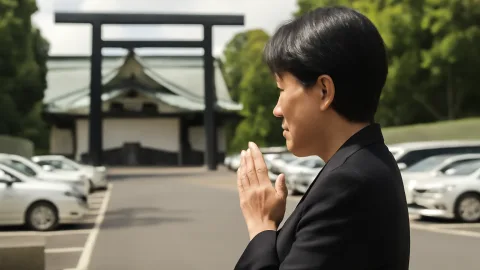 高市首相の靖国参拝見送り、駐車場から遥拝って現場も戸惑うやつ